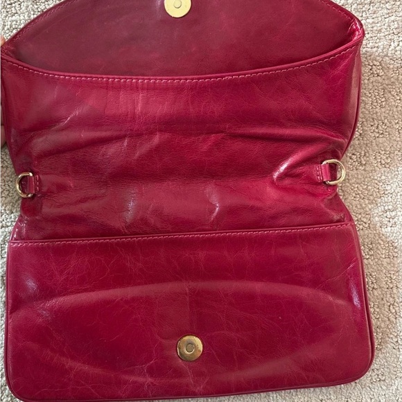 Yves Saint Laurent Vibrant Red/Pink Clutch